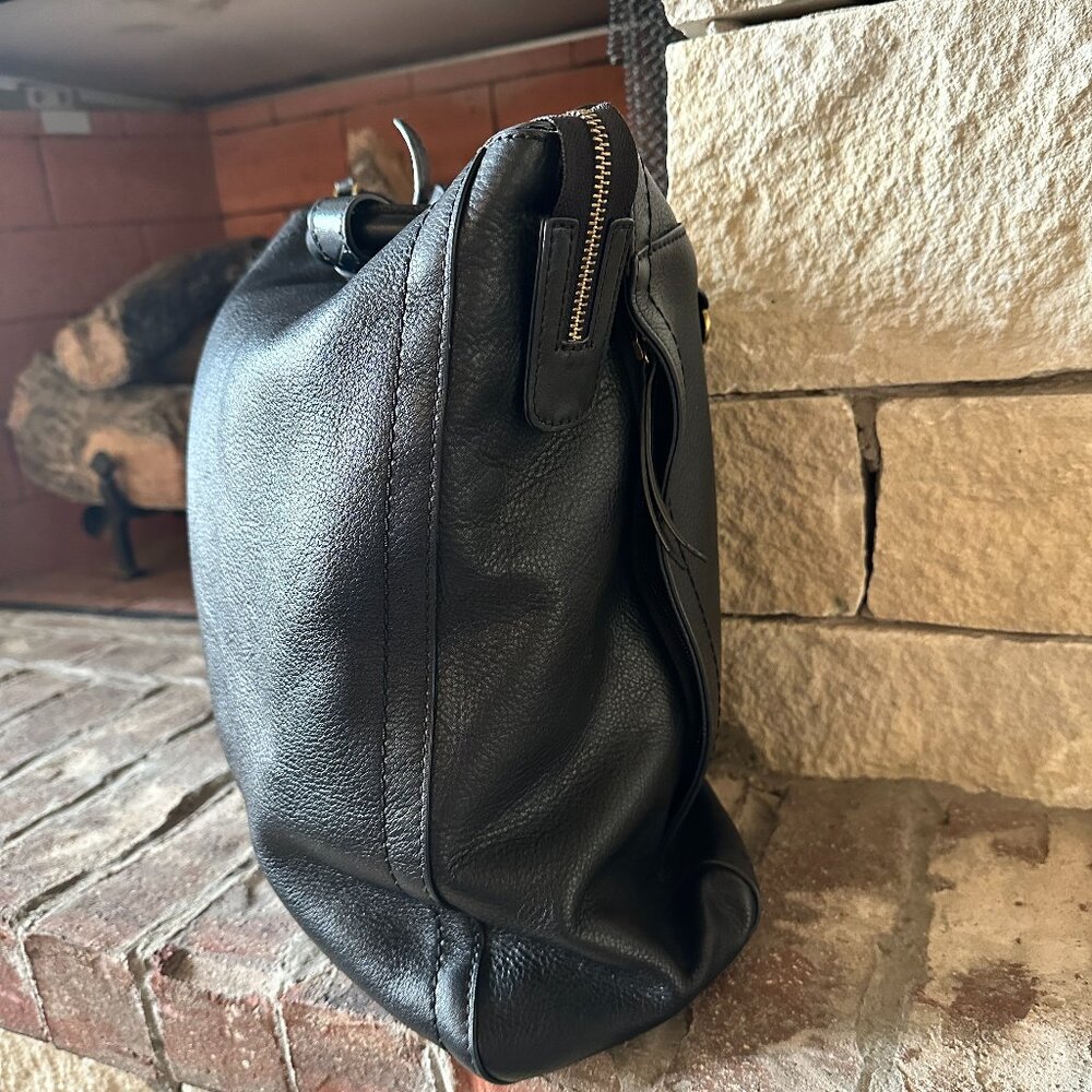 Fossil Leather Backpack